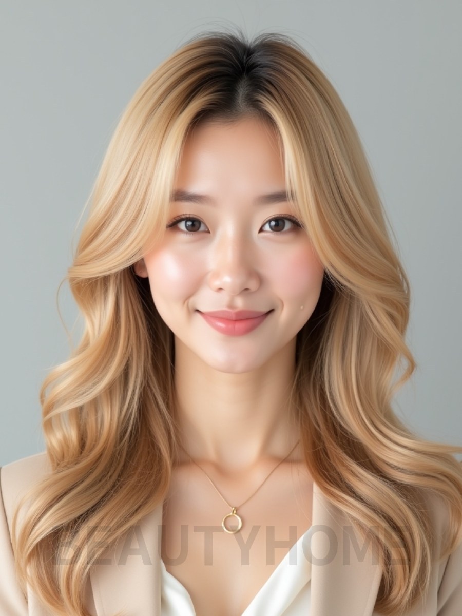 골든 블론드 내추럴 텍스처