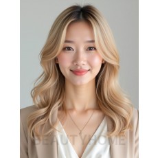 골든 블론드 트위스트펌