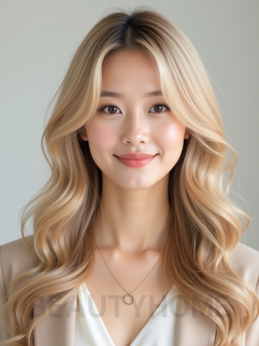 골든 블론드 타이트 컬