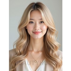 골든 블론드 타이트 컬