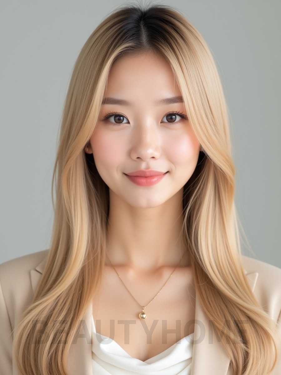 골든 블론드 슬릭 웻룩