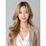 골든 블론드 긴 레이어드