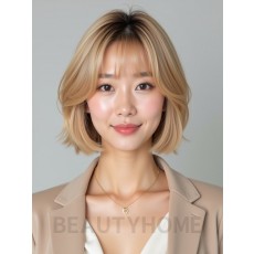 골든 블론드 숏 슬릭 레이어