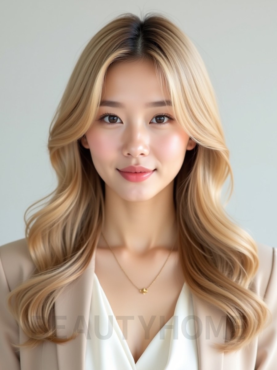 골든 블론드 페이스 레이어