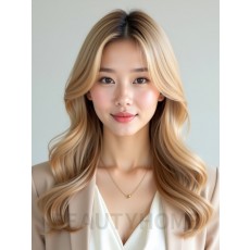 골든 블론드 페이스 레이어