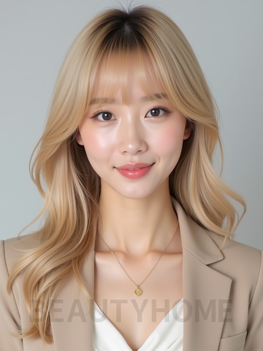 골든 블론드 블런트 뱅