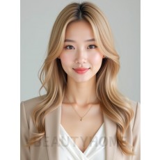 골든 블론드 프렌치 브레이드