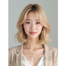 골든 블론드 레트로 단발