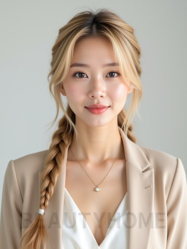 골든 블론드 밀크메이드 브레이드