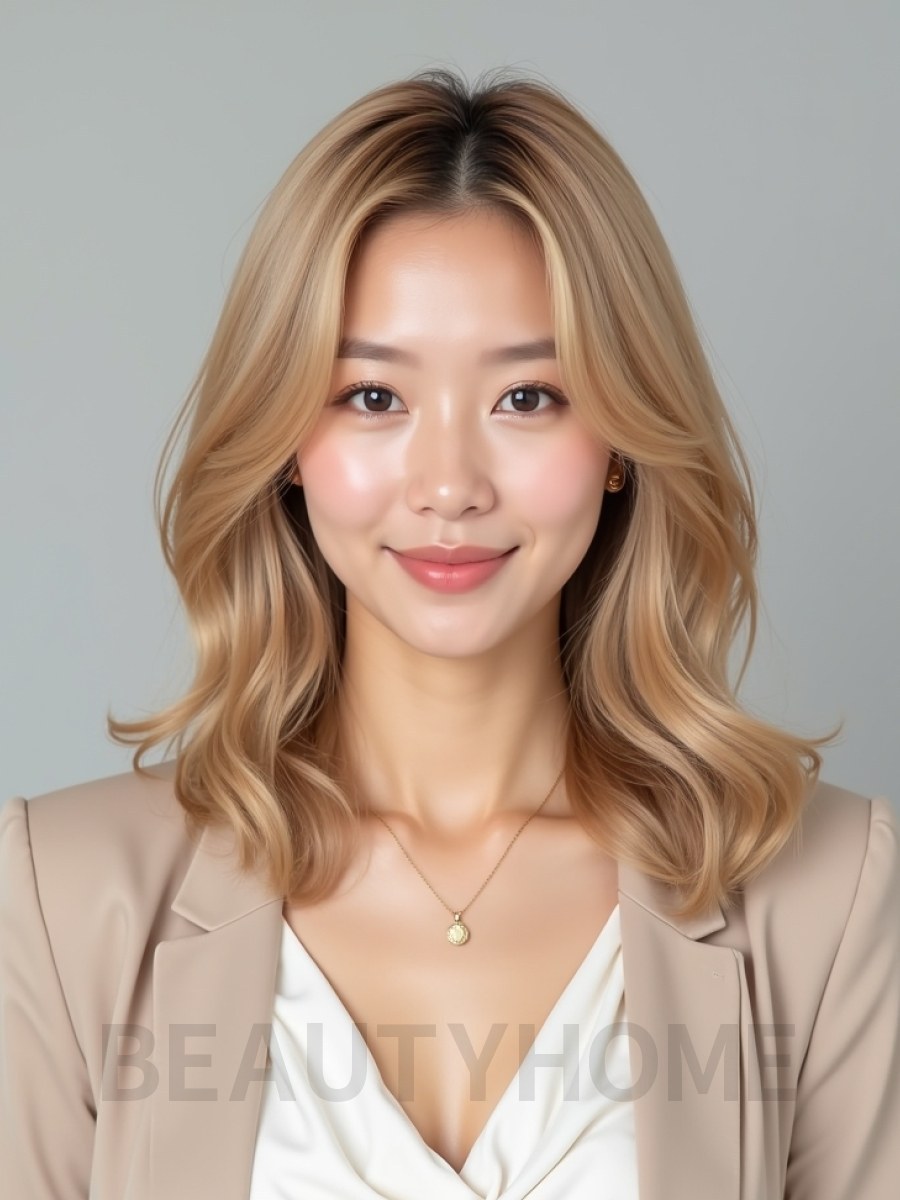 골든 블론드 미디엄 S컬