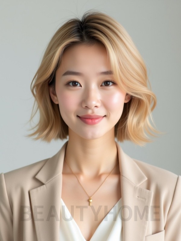 골든 블론드 숏 디스커넥트 레이어