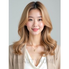 골든 블론드 부분펌