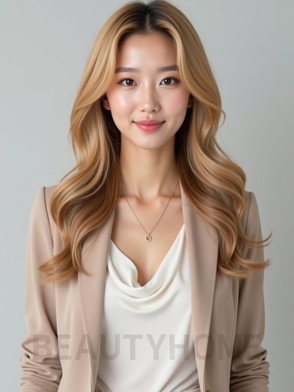 골든 블론드 S컬펌