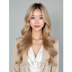 골든 블론드 히피펌