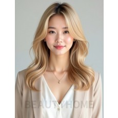 골든 블론드 페이스 프레이밍 레이어