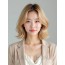 골든 블론드 숏 층컷