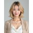골든 블론드 숏 샤기
