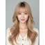 골든 블론드 긴 레이어+커튼뱅