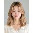 골든 블론드 어깨 레이어+센터