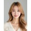 골든 블론드 긴 레이어+사이드