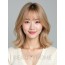 골든 블론드 턱밑 레이어드 단발+풀뱅