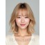 골든 블론드 턱밑 그라데이션 단발+뱅