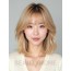 골든 블론드 쇄골 그라데이션 단발
