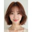 귀밑 스트레이트 단발+사이드뱅