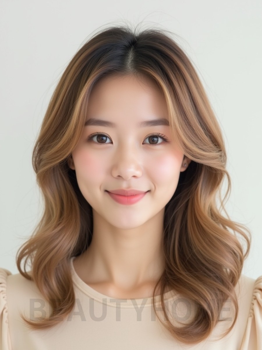 베이지 브라운 할리우드 글램