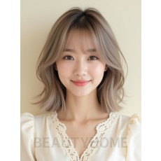 토프 브라운 미디엄 레이어+사이드뱅