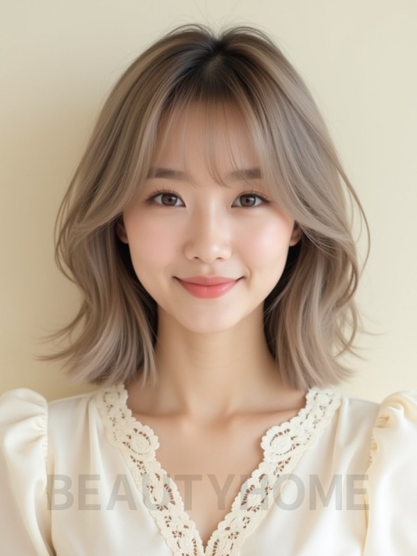 토프 브라운 미디엄 레이어+사이드뱅