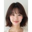 쇄골 스트레이트 단발+풀뱅