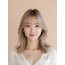 머쉬룸 블론드 미디엄 레이어+풀뱅