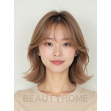 베이지 브라운 어깨 레이어+센터