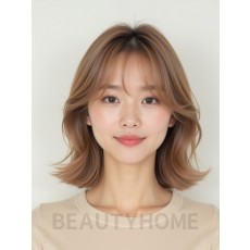베이지 브라운 어깨 레이어+센터