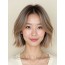 턱밑 비대칭 단발
