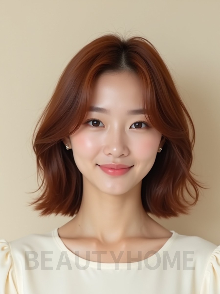 귀밑 그라데이션 단발