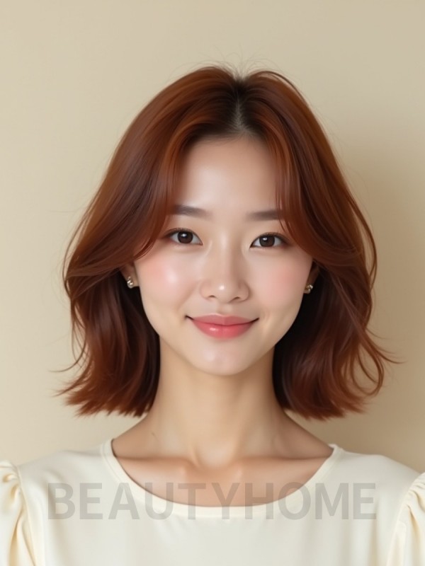 귀밑 그라데이션 단발