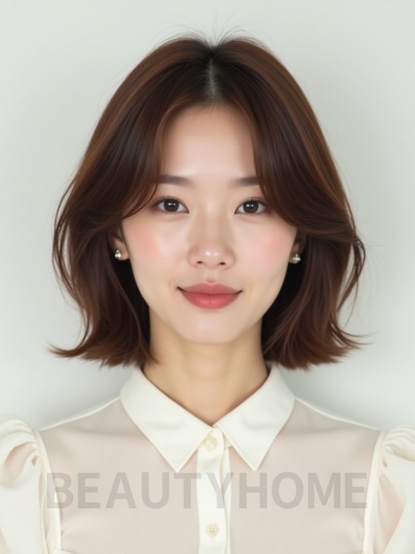 어깨 인버티드 단발