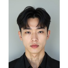 남성 블랙 컷