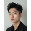 남성 블랙 투블럭