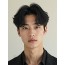 남성 블랙 투블럭