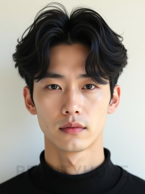 남성 블랙 원웨이컷