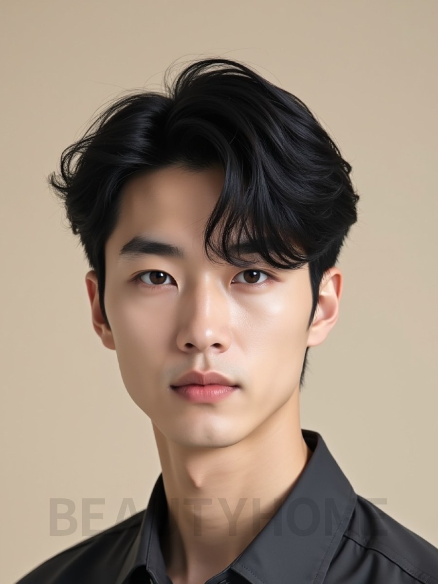 남성 블랙 오버 