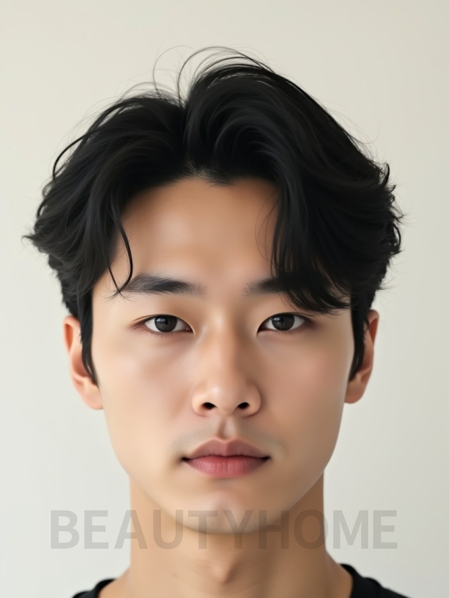 남성 블랙 댄디컷