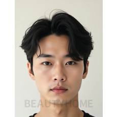 남성 블랙 댄디컷