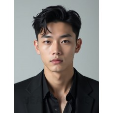남성 블랙 애즈펌