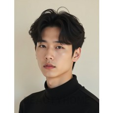 남성 블랙 댄디컷
