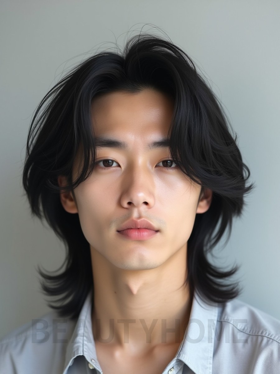남성 블랙 레이어드