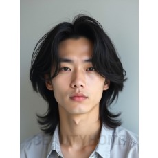 남성 블랙 레이어드